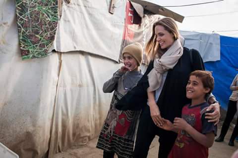 The Refugee Children of Syria Get Some Love from Angelina Jolie